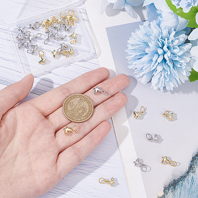 28Pcs 2 Colors Alloy Charms FIND-AR0003-87-1