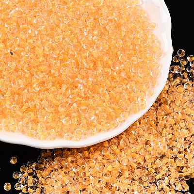 8/0 Inside Colours Transparent Glass Seed Beads SEED-T007-06F-1