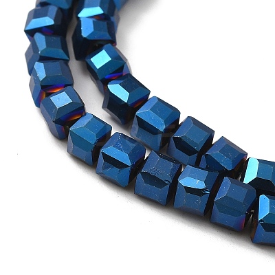 Electroplate Glass Beads Strands LS-EGLA-D018-4x4mm-55-1