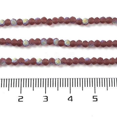 Imitation Jade Glass Beads Strands EGLA-A034-T2mm-MB13-1