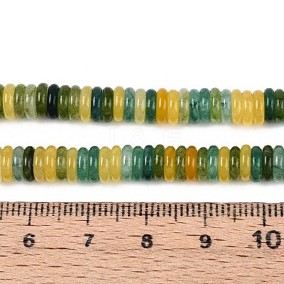 Dyed Natural White Jade Beads Strands G-T142-6mm-05D-1