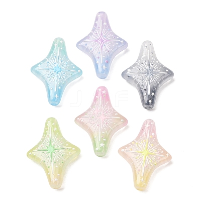 Printed Transparent Acrylic Beads AC-CBAC4EE-05-1
