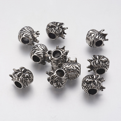 Ion Plating(IP) 304 Stainless Steel European Beads STAS-J022-117AS-1