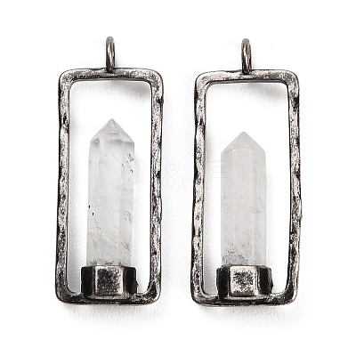 Natural Quartz Crystal Pendants GG-CBACC2B-06AS-02-1