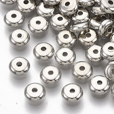Plating ABS Plastic Spacer Beads KY-T019-33B-1