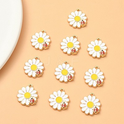 Eco-Friendly Alloy Enamel Pendants ENAM-YW0003-54-1
