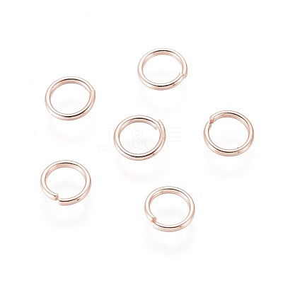 304 Stainless Steel Open Jump Rings STAS-O098-01RG-09-1