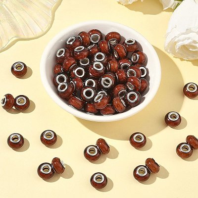 Large Hole Resin European Beads OPDL-R118-11B-1