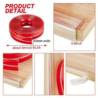 PVC Corner Protector Cnticollision AJEW-WH0541-18C-1