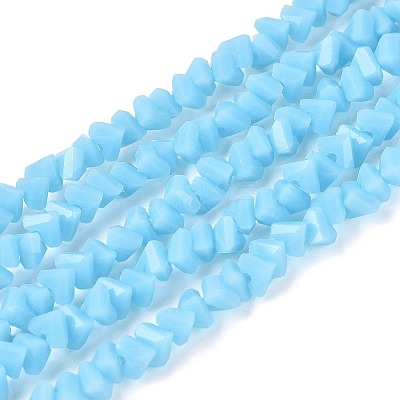 Opaque Glass Beads Strands GLAA-N019-3mm-17-1