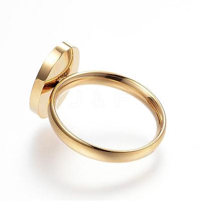 304 Stainless Steel Finger Rings RJEW-G074-09-M-1