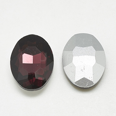 Pointed Back Glass Rhinestone Cabochons RGLA-T080-13x18mm-18-1
