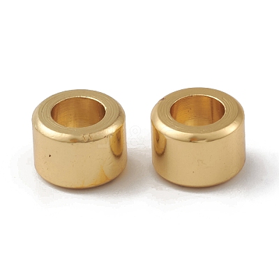 Rack Plating Brass European Beads X-KK-G452-37G-1