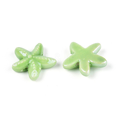 Handmade Porcelain Beads PORC-Q002-02F-01-1