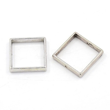 Square Ring Alloy Bead Frames EA565Y-NF-1