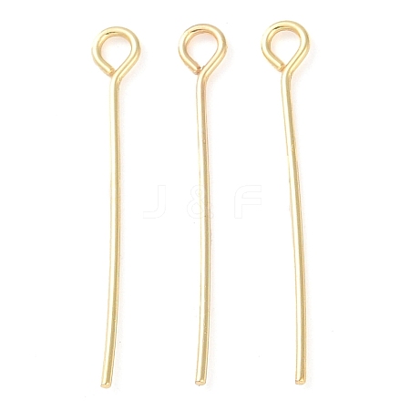 Brass Eye Pins KK-N254-48B-G-1