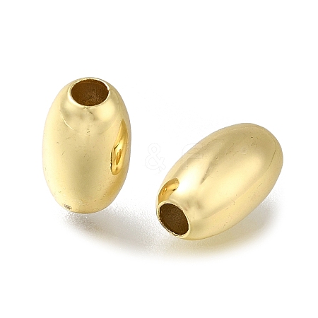Rack Plating Brass Beads KK-K373-07A-G-1