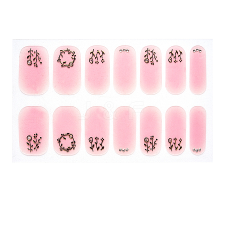 Full Cover Nombre Nail Stickers MRMJ-S060-ZX3376-1