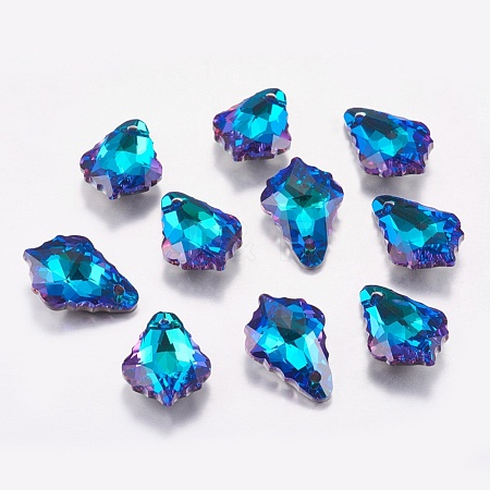 Faceted Glass Rhinestone Charms RGLA-F052-001BB-1