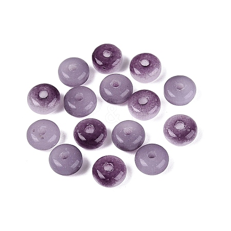 Baking Paint Imitation Jade Glass Beads GL-N006-01A-02-1