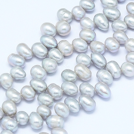 Natural Cultured Freshwater Pearl Beads Strands PEAR-G004-01A-01-1