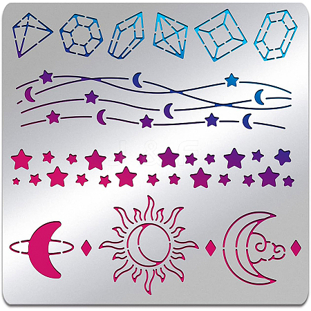 Stainless Steel Cutting Dies Stencils DIY-WH0279-117-1
