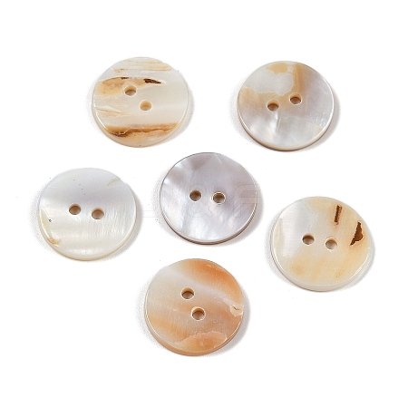 Freshwater Shell Buttons SHEL-K009-04-1
