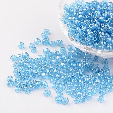 Round Glass Seed Beads X-SEED-A006-4mm-103-1