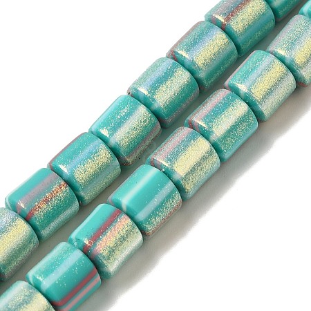 Polymer Clay Beads Strands LS-CLAY-H006-04M-1
