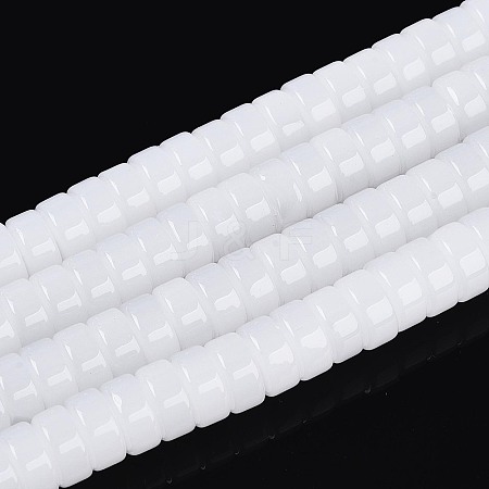 Imitation Jade Glass Beads Strands GLAA-N026-3x6mm-J01-1