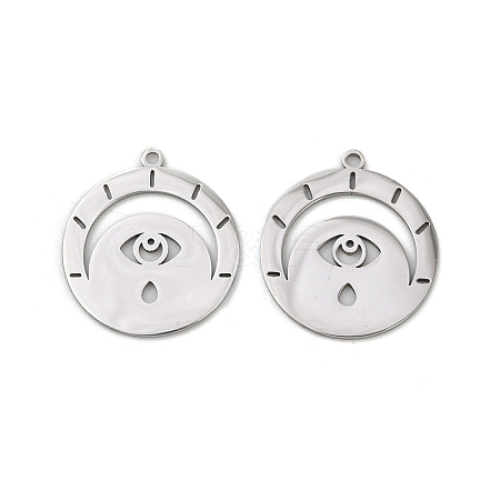 201 Stainless Steel Pendants LS-STAS-U052-02B-P-1