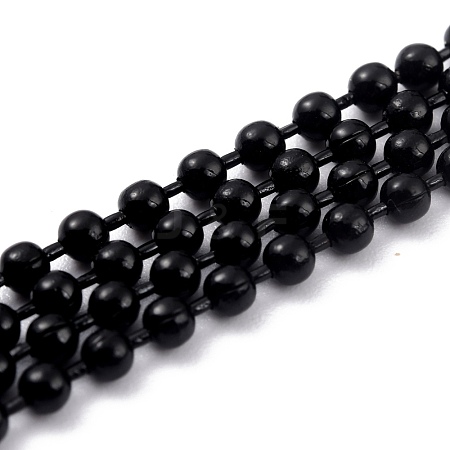 Handmade Brass Ball Chains KK-J276-16B-P01-1