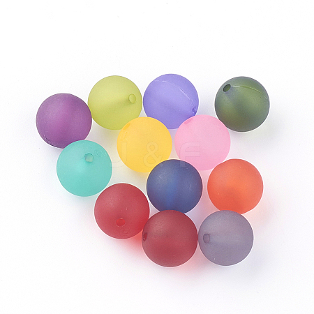 Transparent Acrylic Beads FACR-YW0001-05A-1