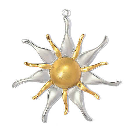 304 Stainless Steel Pendants SA-OY003-55GP-1