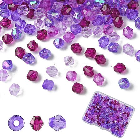 Transparent Acrylic Beads TACR-YW0002-06A-02-1