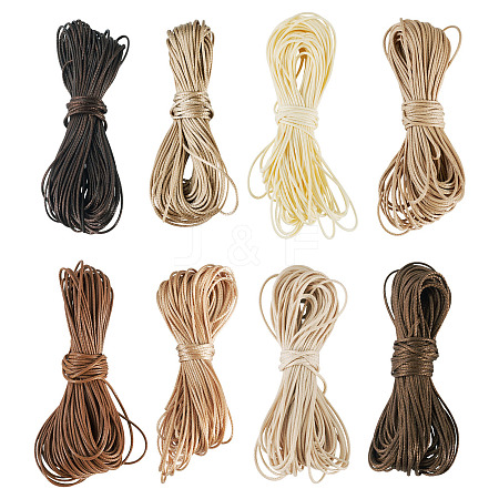 80M 8 Colors Eco-Friendly Korean Waxed Polyester Cord YC-TA0001-15-1