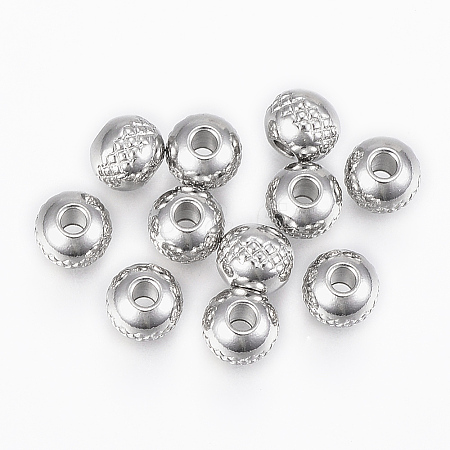 201 Stainless Steel Beads X-STAS-G154-37-5mm-1