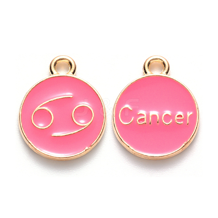 Alloy Enamel Pendants ENAM-S124-01A-03D-1