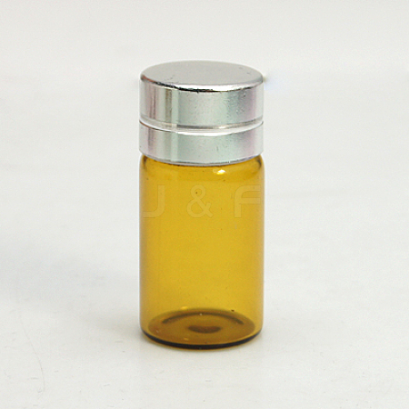 Glass Jar Glass Bottle for Bead Containers X-CON-E003-34x16mm-1