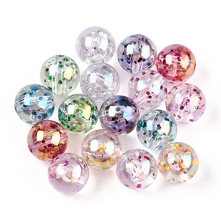 Transparent Acrylic Bead OACR-T029-01-1
