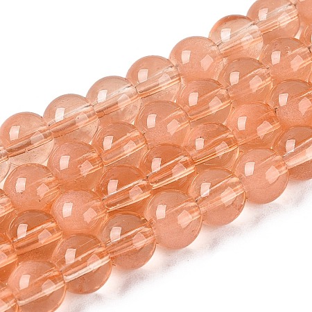 Acrylic Imitation Cat Eye Beads Strands OACR-Q197-01A-14-1