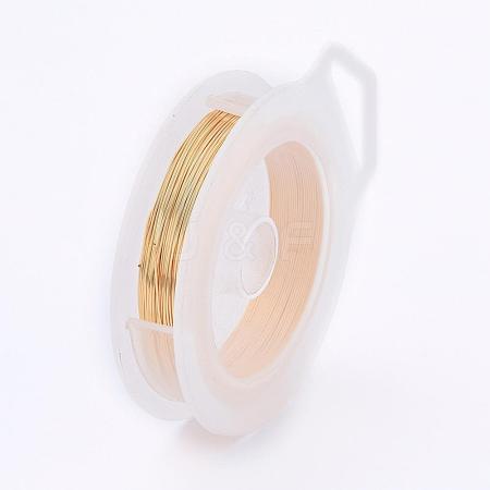 Round Copper Wire for Jewelry Making CWIR-WH0001-0.4mm-07-1