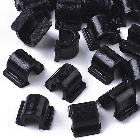 Opaque AS Plastic Base Buckle Hair Findings FIND-T064-004A-02-1