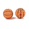 Sport Theme Opaque Acrylic Resin Beads MACR-U010-01B-1