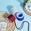 3 Rolls 3 Colors Polyester Cord OCOR-CY0001-25A-3