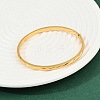 304 Stainless Steel Hinged Bangles for Women BJEW-C114-06G-3