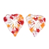 Transparent Cellulose Acetate(Resin) Pendants FIND-C088-05B-1