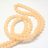 Baking Paint Imitation Jade Glass Round Bead Strands LS-DGLA-Q021-10mm-42-3