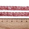 Crackle Transparent Glass Beads Strands GLAA-N069-03A-05-4