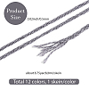 6-Ply Polyester Embroidery Floss OCOR-WH20074-01A-10-2